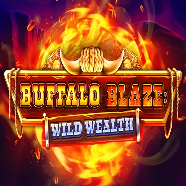 Buffalo Blaze Wild Wealth slot logo by OctoPlay at Ninlay Casino