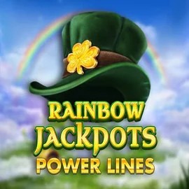 Rainbow Jackpots Power Lines slot icon by Red Tiger Gaming, available at Ninlay Casino